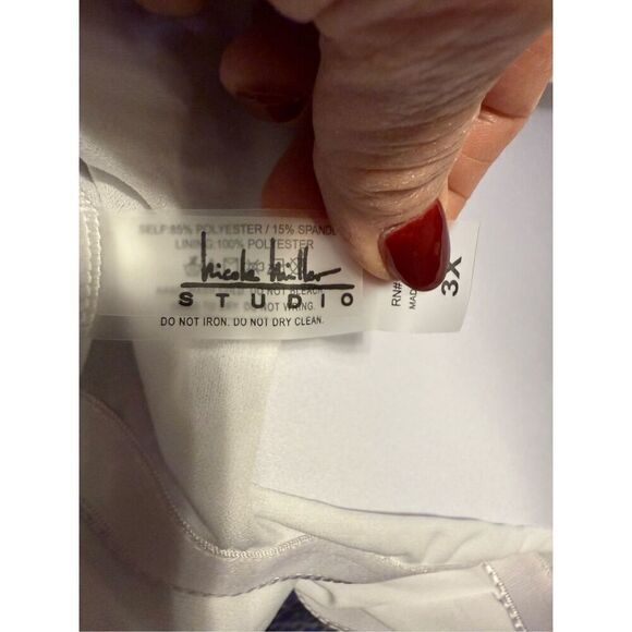 Nicole Miller Women's 3X One Piece Swimsuit Retro Floral Paisley Print Vacation - Picture 10 of 11